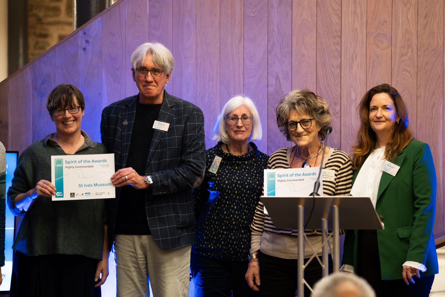 Commended by Spirit of the Awards for smaller organisations - Saltash Heritage and St Ives Museum